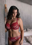 Lucia Side Support Bra Cherry