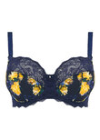Lucia Side Support Bra Navy