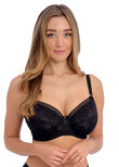 Fusion Lace Side Support Bra Black