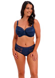 Fusion Lace Side Support Bra French Navy