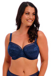 Fusion Lace Side Support Bra French Navy