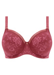 Fusion Lace Side Support Bra Rosewood