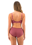 Fusion Lace Brief Rosewood