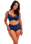 Fusion Lace High Waist Brief French Navy