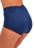 Fusion Lace High Waist Brief French Navy