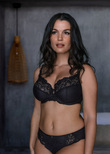 Portia Side Support Bra Black