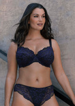 Emmaline Side Support Bra Midnight