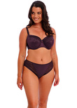 Illusion Side Support Bra Plum