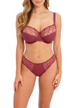 Ana Side Support Bra Rosewood