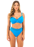 East Hampton Slip Bikini taille haute Blue Diamond