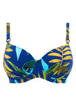 Pichola Full Cup Bikini Top Tropical Blue