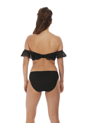 Marseille Bardot Bikini Top Black Marseille  Black