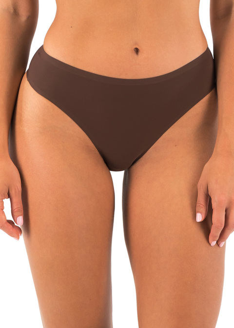Fantasie Smoothease Invisible Stretch Full Thong , Coffee Roast