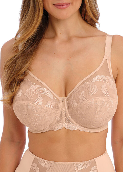 Fantasie Women's Anoushka Molded Embroidery Underwire Bra, Natural