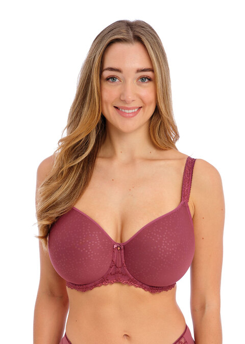 Ana Rosewood Spacer Moulded Bra from Fantasie