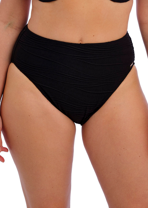 Bikini Brief Black High Waisted Full Coverage Bikini Bottoms Beach