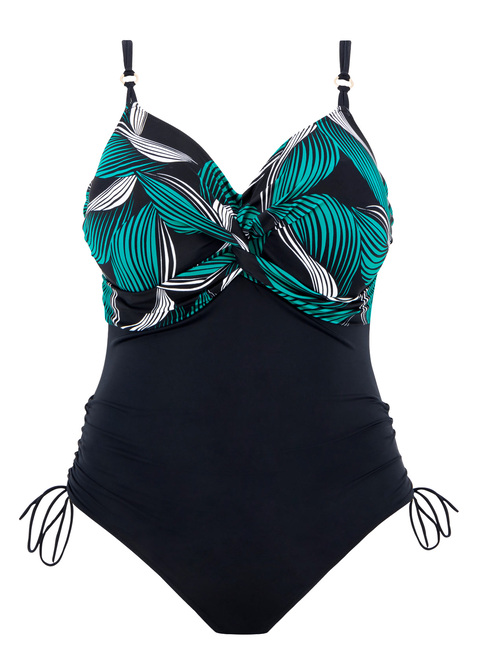Haut De Bikini Bonnet Complet Fantasie 504405 Saint Lucia Noir - Soutien Et Style Tropical