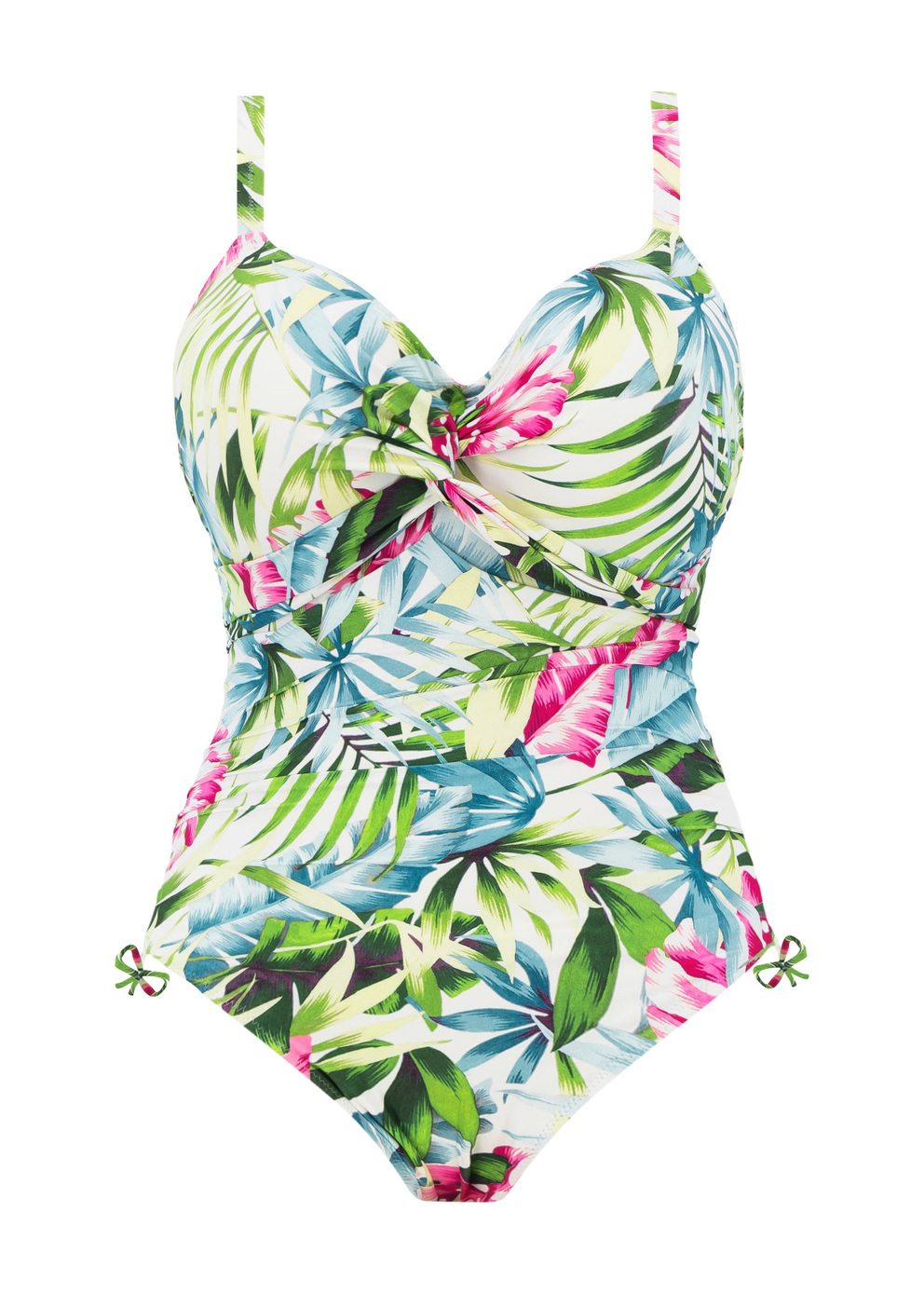 Langkawi White Twist Front Swimsuit from Fantasie