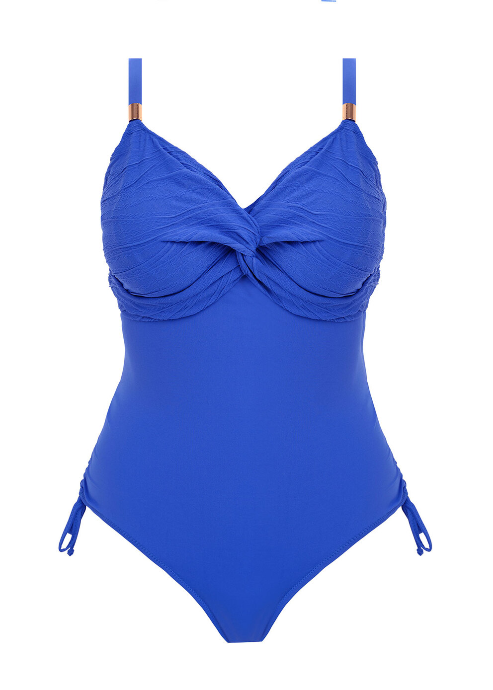 Beach Waves Ultramarine Twist Front Swimsuit from Fantasie