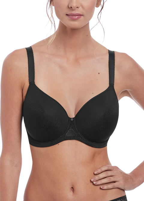 Twilight Black Moulded Full Cup Bra from Fantasie