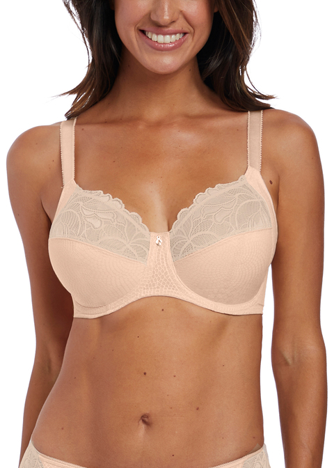 Fantasie Womens Premiere Underwire Moulded Full Cup Bra, 30D, Sand