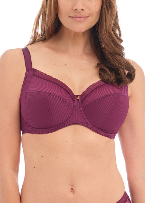 Fusion Black Cherry Full Cup Side Support Bra from Fantasie