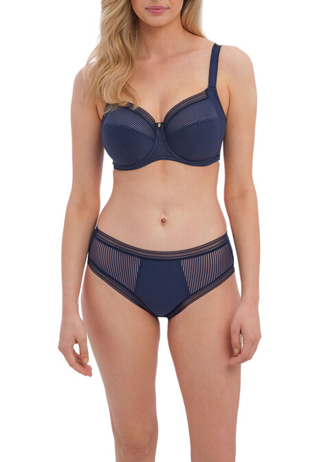 Fantasie Womens Fusion Underwire Full Cup Side Support Bra, Navy