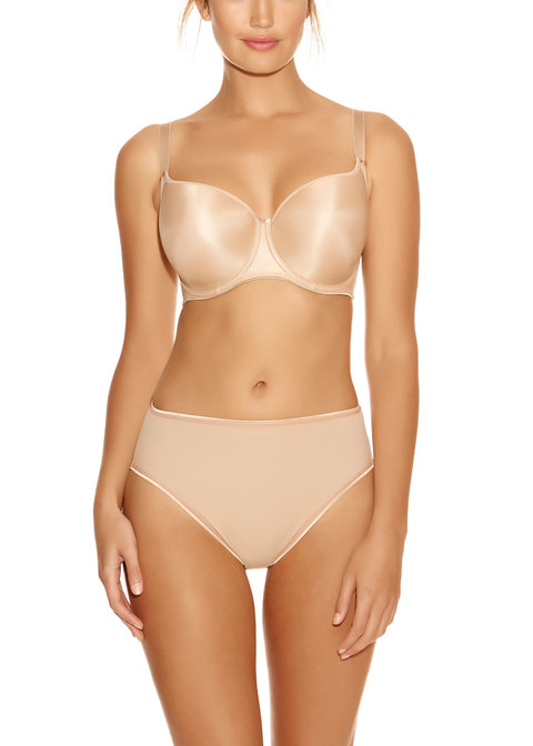 Women's fine lines FO011 Full Coverage Smoothing T-Shirt Bra (Nude