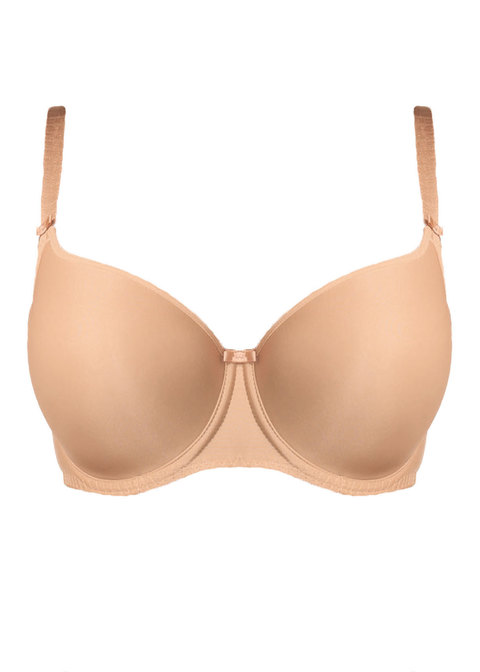 Women's fine lines FO011 Full Coverage Smoothing T-Shirt Bra (Nude