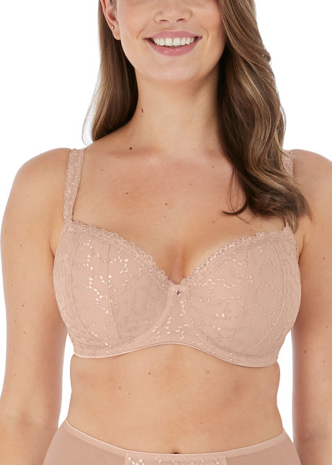 Marianna Silver Padded Half Cup Bra from Fantasie