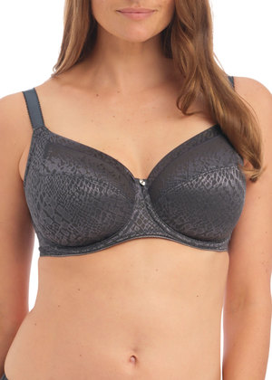 Envisage Full Cup Side Support Bra Slate Envisage  Slate