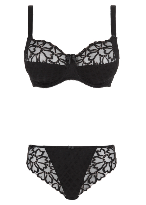 Jacqueline Black Full Cup Side Support Bra from Fantasie