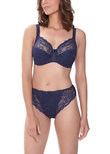 Jacqueline Lace Full Cup Bra Navy