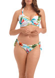 Kiawah Island Slip Bikini à nouettes Aquamarine