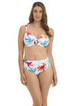 Kiawah Island Slip Bikini taille haute Aquamarine