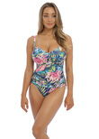 Langkawi Underwire Tankini Top French Navy