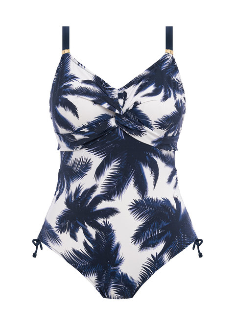 Carmelita Avenue French Navy Twist Front Swimsuit from Fantasie