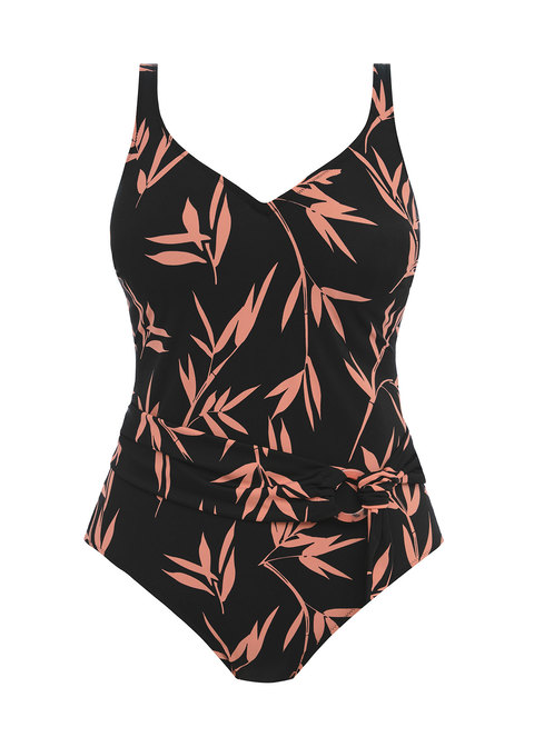 Fantasie Luna Bay Bamboo Print Underwired Full Cup Bikini Top, Glacier, 34DD