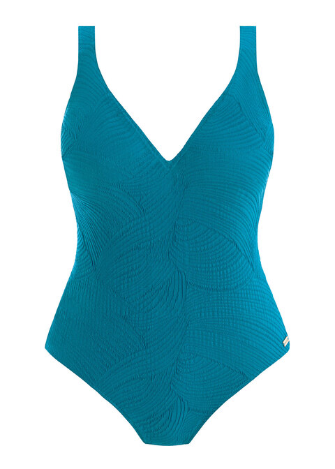 Buy Teal Blue Plunge Tummy Control Swimsuit from Next Germany