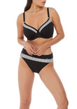 San Remo Slip Bikini ajustable Black & White