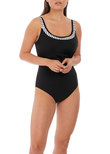San Remo Underwire Swimsuit Black & White