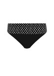 Santa Monica Slip Bikini ajustable Black & White