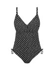 Santa Monica Underwire Swimsuit Black & White
