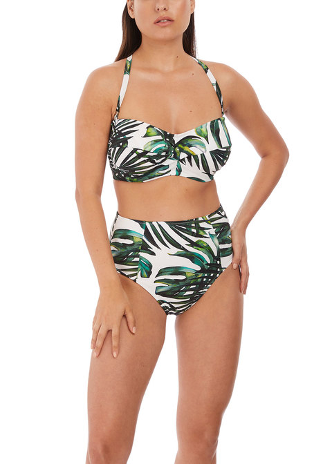 Palm Valley Fern Bandeau Bikini Top from Fantasie